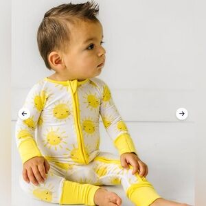 Little Sleepies Bamboo Sunshine Zippy Size 6-12 Months